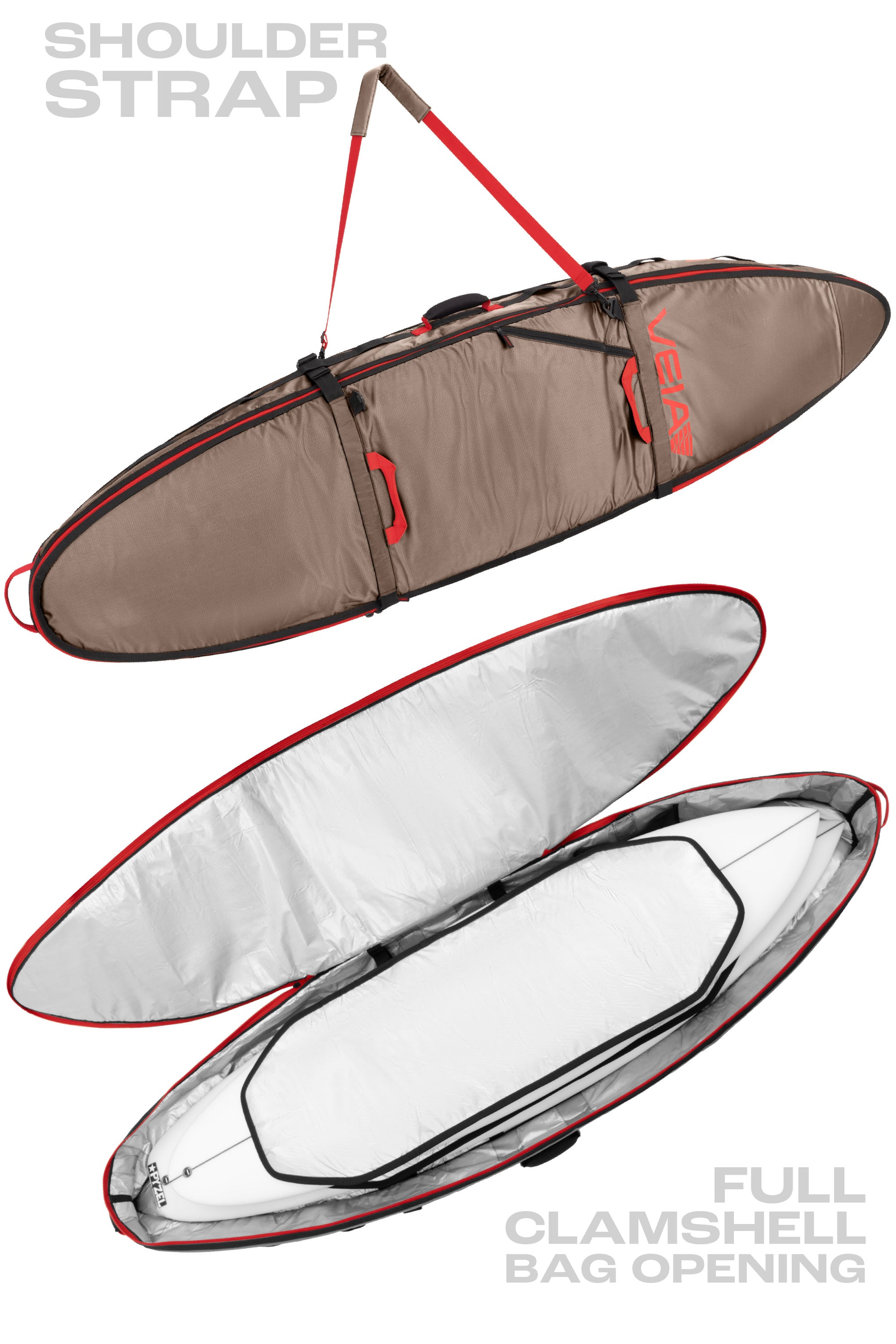 John John Florence 3/2 Board Travel Bag - Coyote