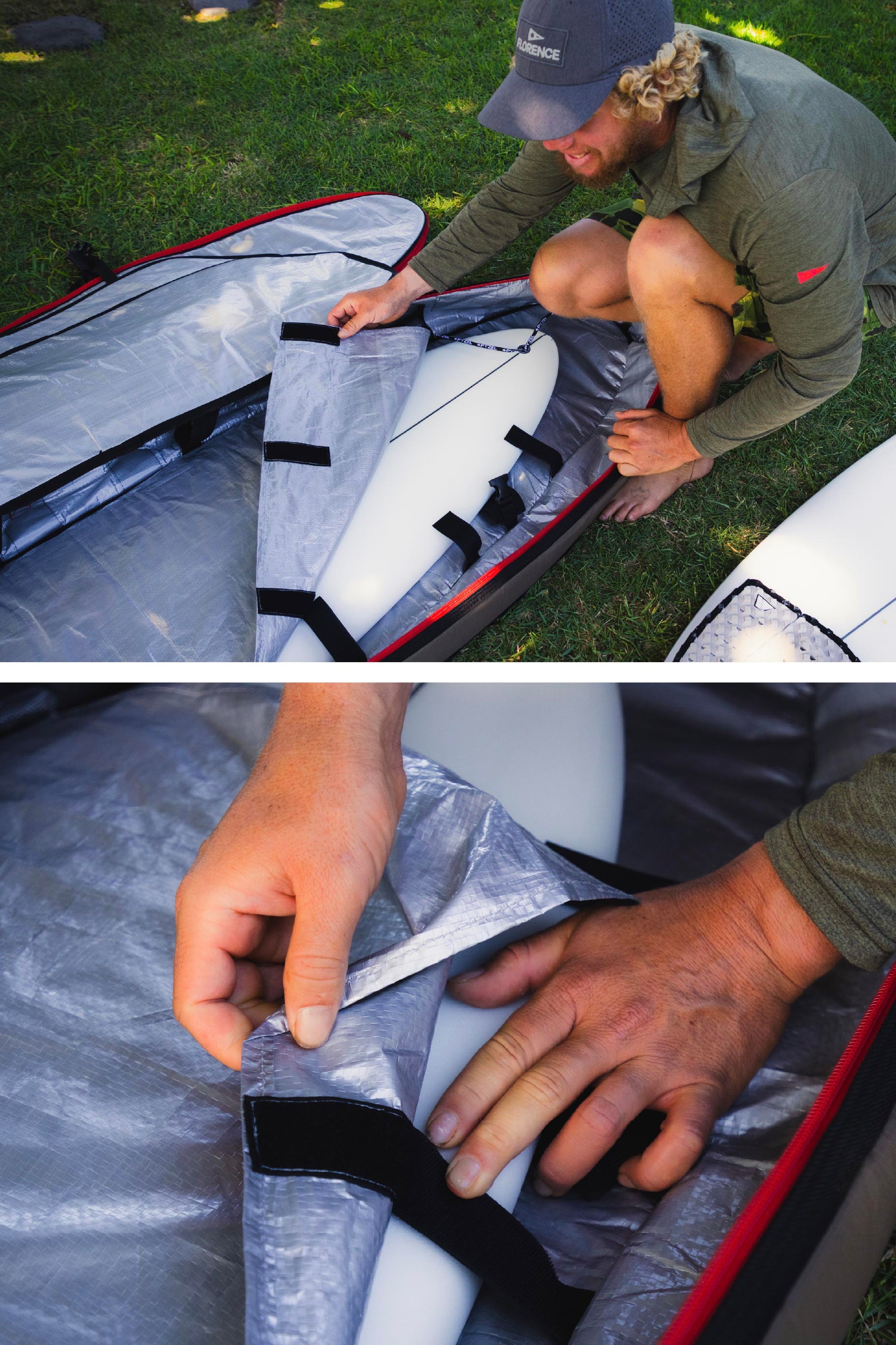 John John Florence 3/2 Board Travel Bag - Coyote