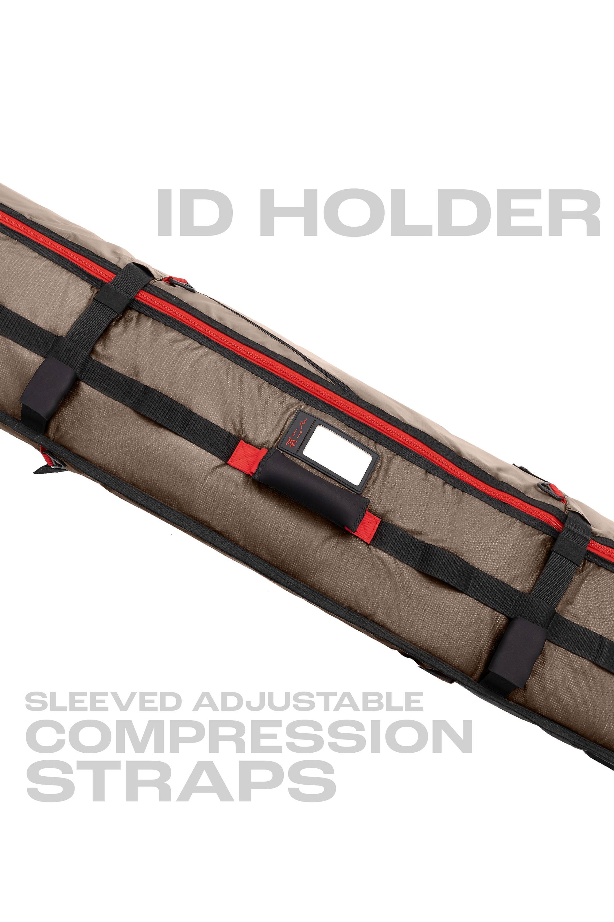 Wheeled JJF 4 Board Travel Bag - Coyote