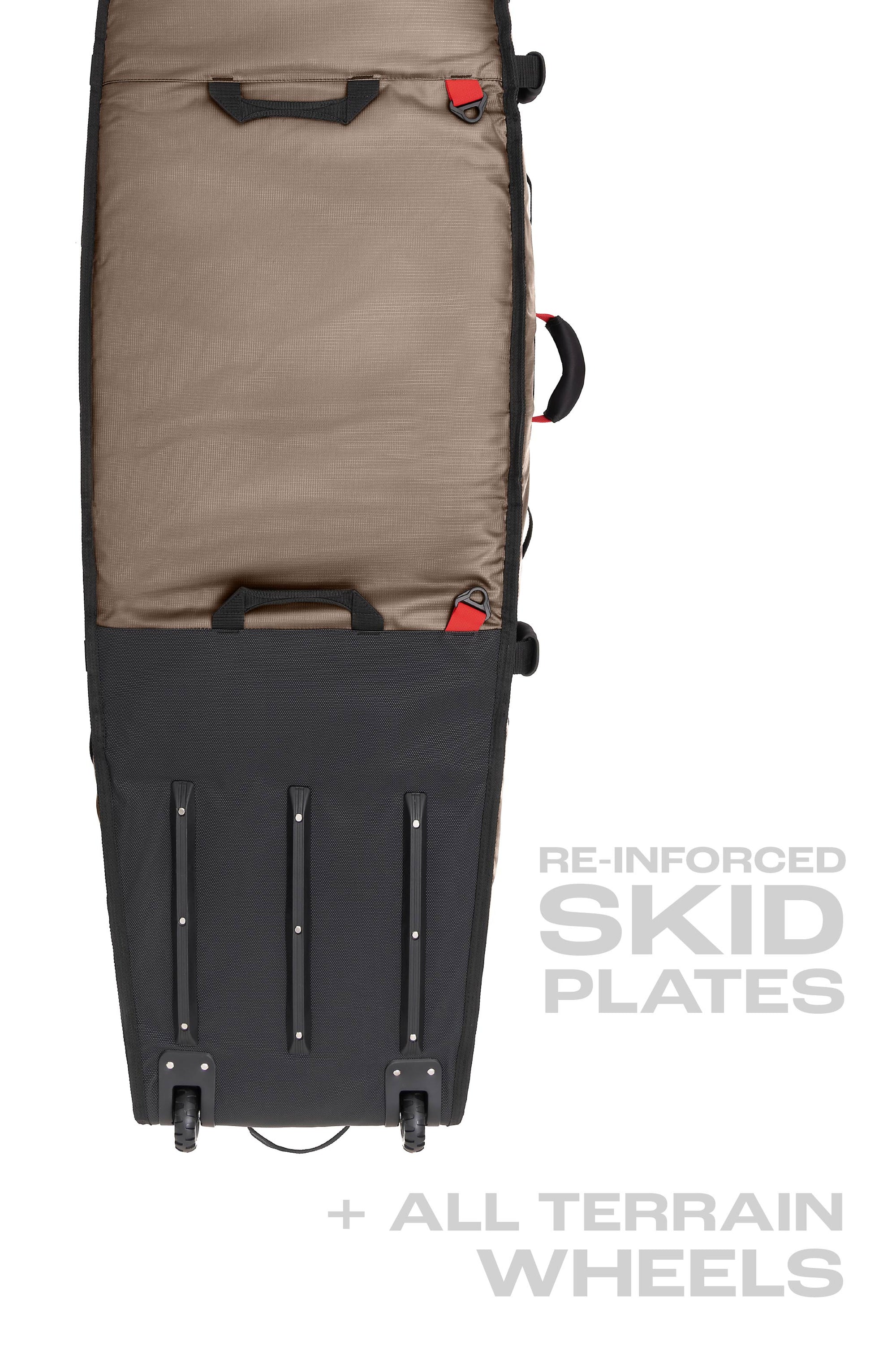 Wheeled JJF 4 Board Travel Bag - Coyote