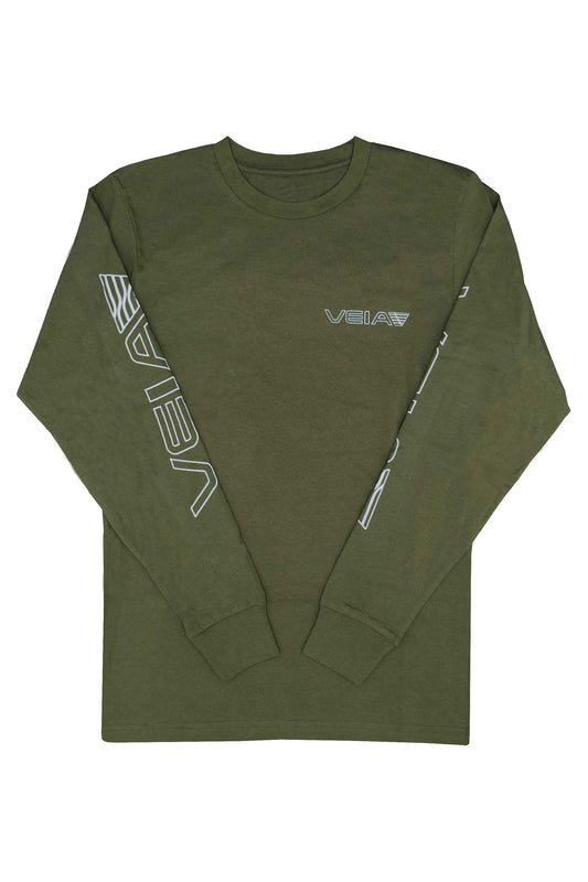 VEIA Long Sleeve Logo Tee