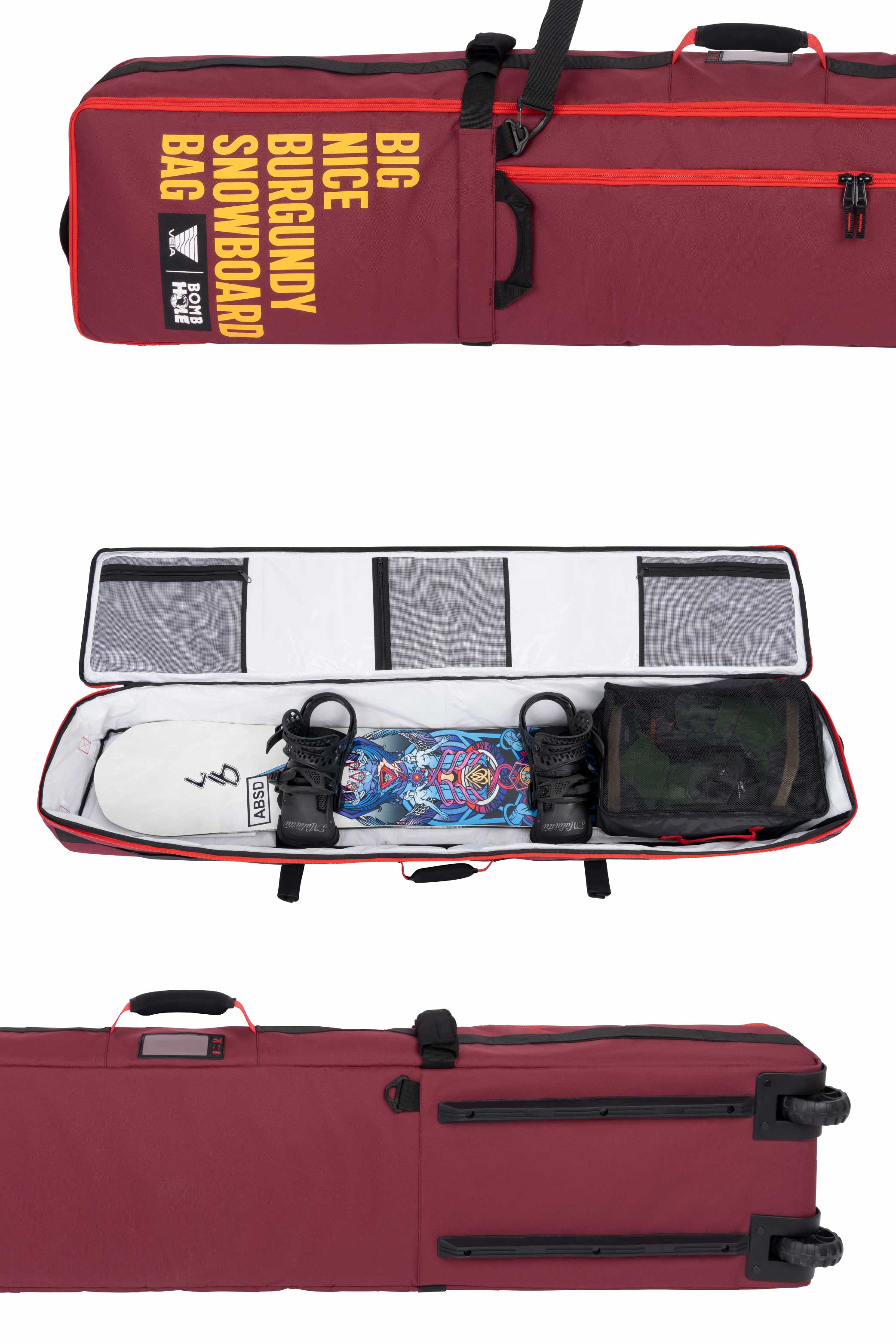 burton locker snowboard bag The Bombhole Wheeled Snow Bag (Limited Edition)