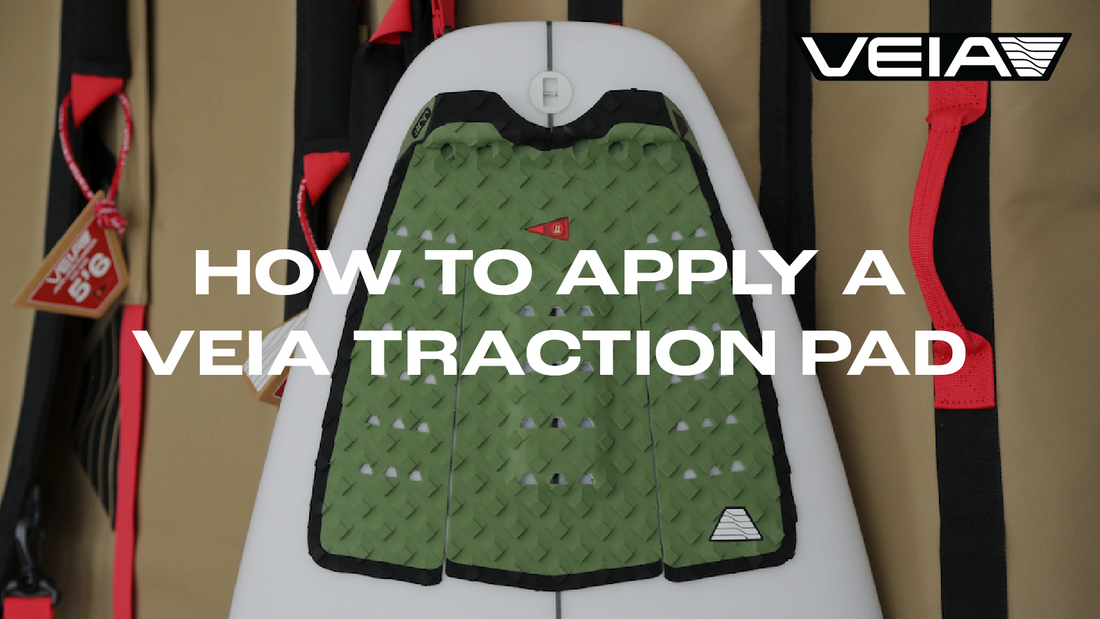 Video: How to Apply a Surfboard Traction Pad with VEIA Supplies