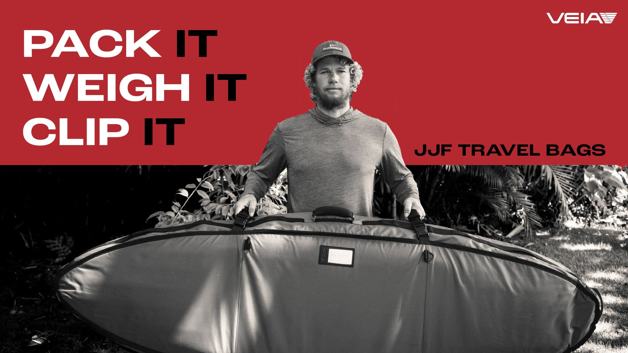 PACK IT, WEIGHT IT, CLIP IT - VEIA JJF Travel Bag Benefits
