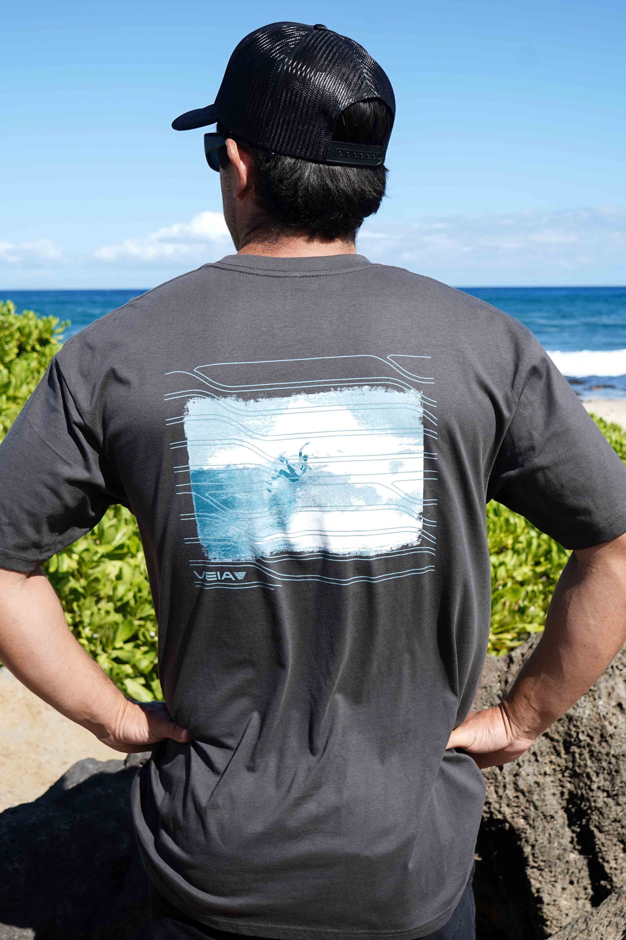 Coded Tee - Vintage Black