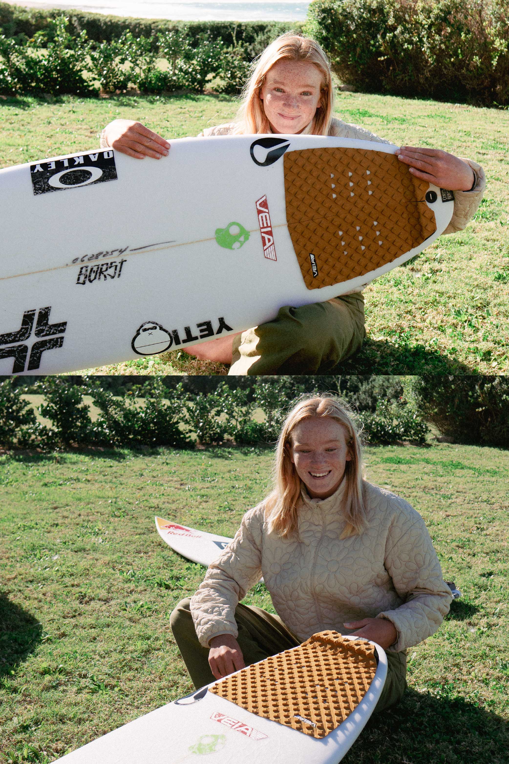 VEIA Explorer Flat Pad ホワイト Explorer Flat Surf Traction Pad - VEIA Supplies