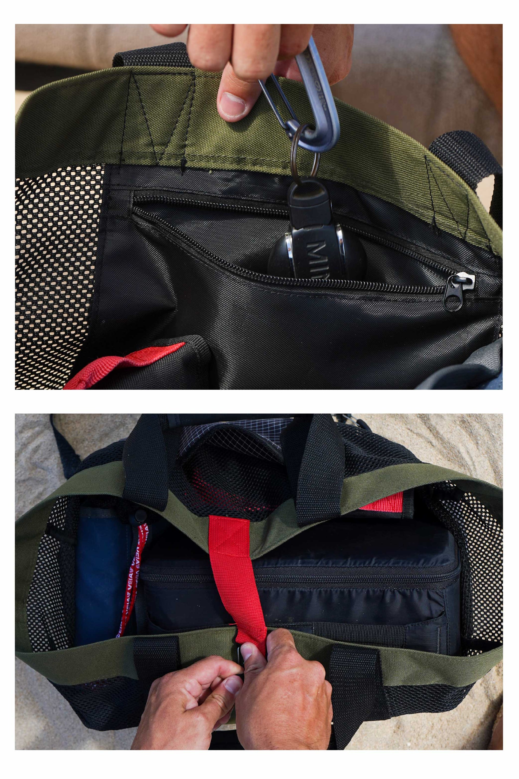 Explorer Mesh Beach Tote - Squadron / Night
