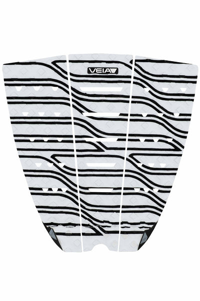 Explorer Waveform 3 Piece Round Tail Surf Traction Pad - VEIA Supplies
