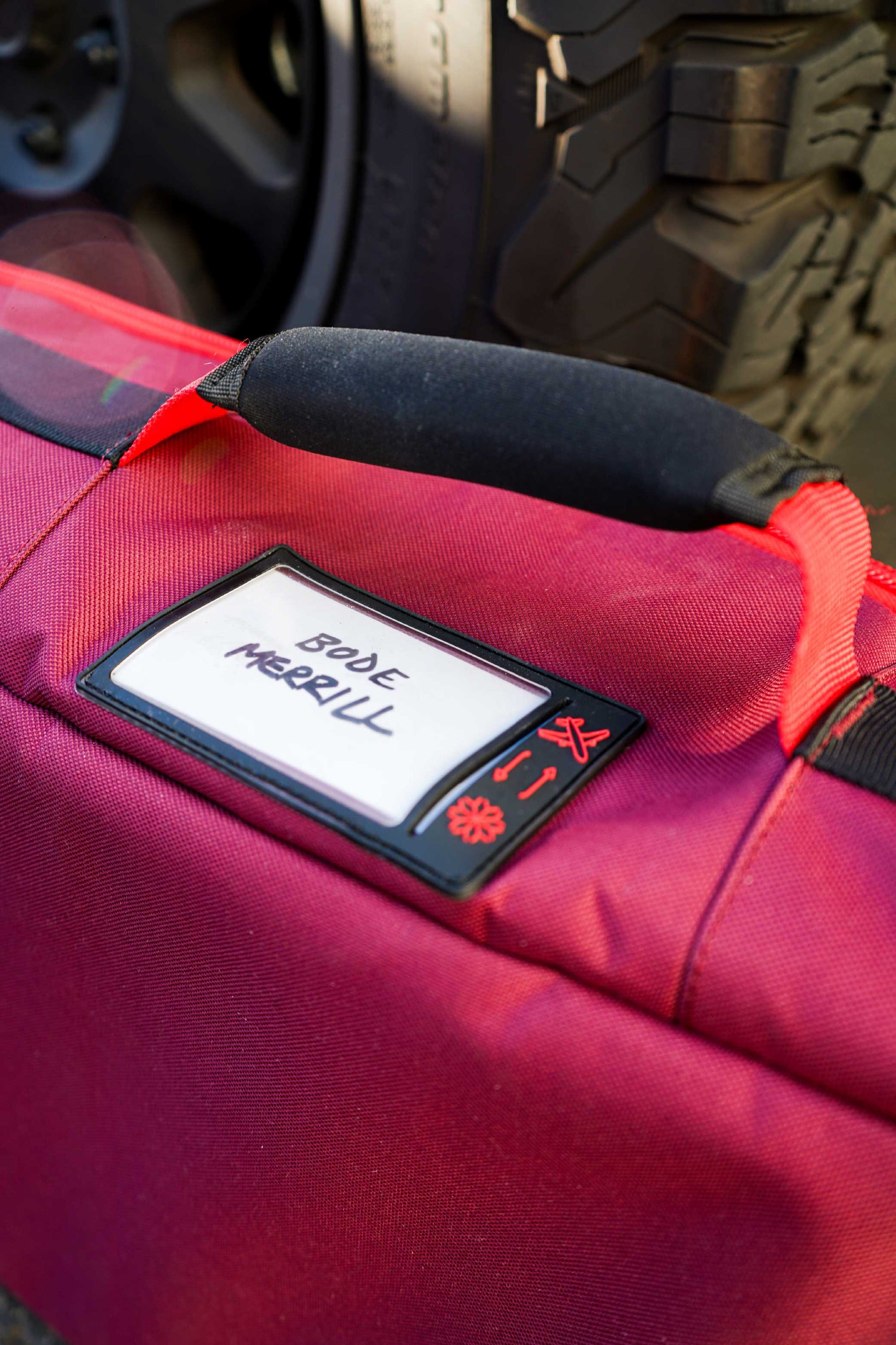 VEIA x The Bombhole™ Wheeled Snow Bag (Limited Edition) - Burgundy