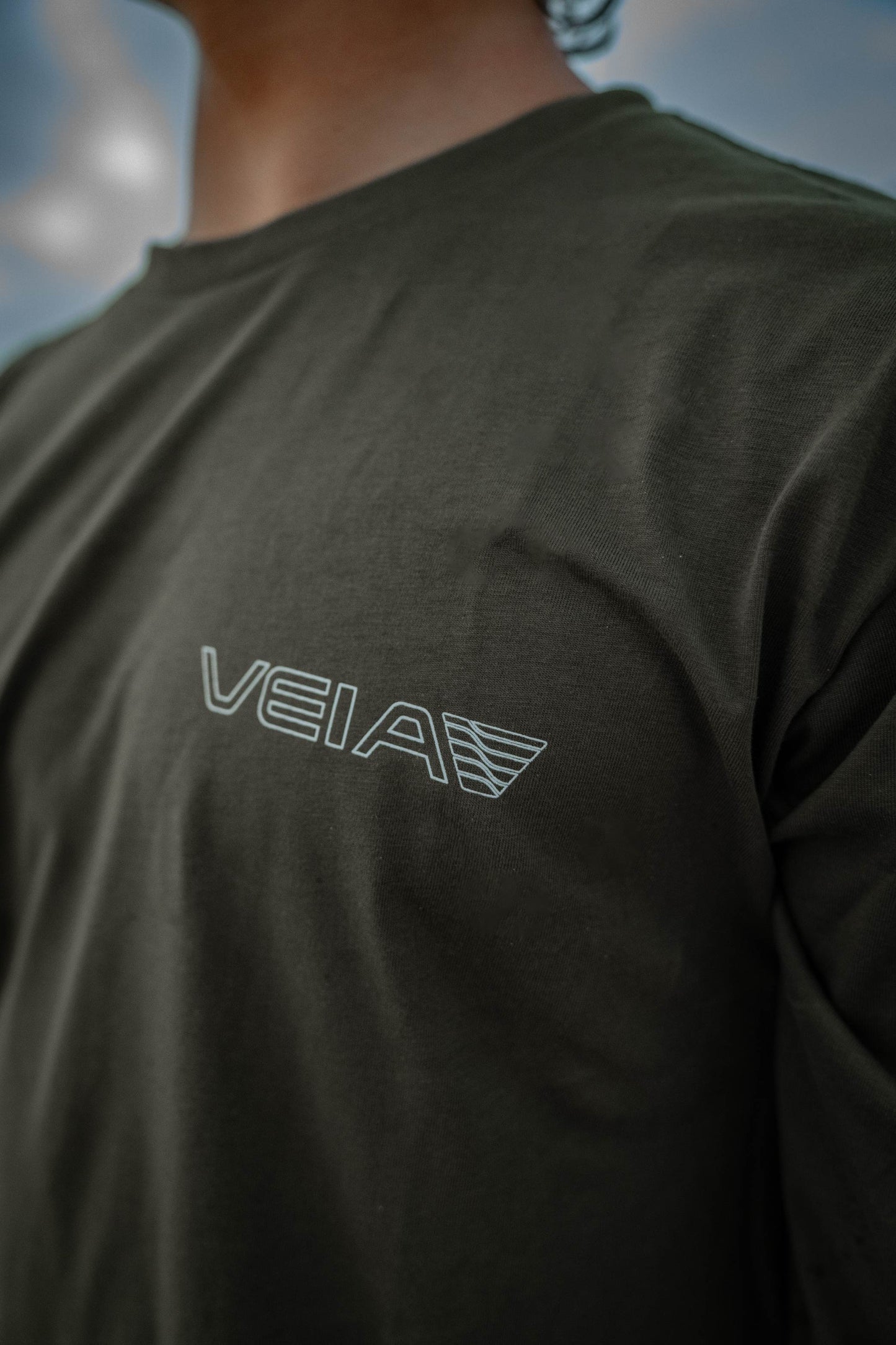 VEIA Long Sleeve Logo Tee