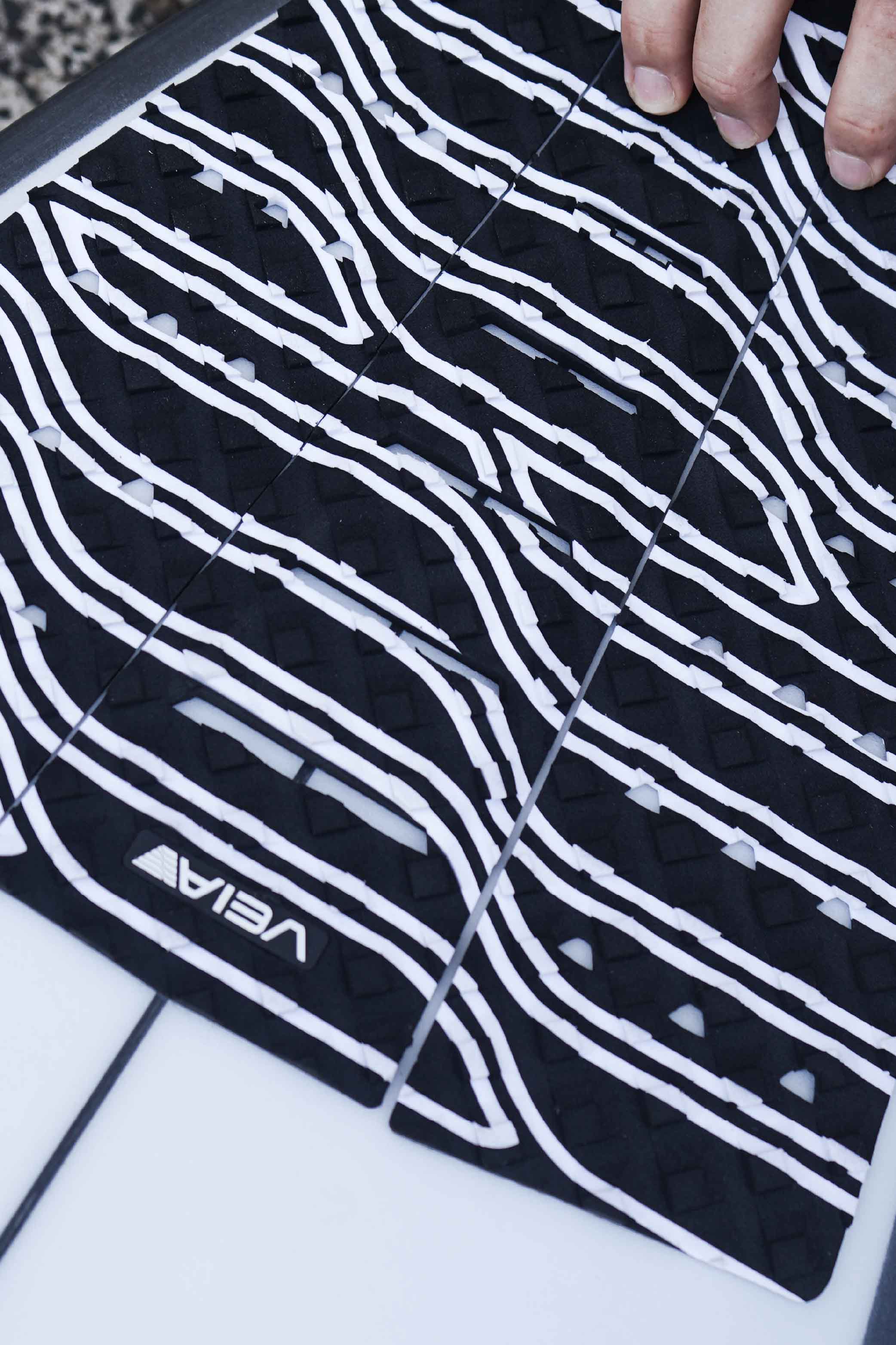 Explorer Waveform 3 Piece Round Tail Surf Traction Pad - VEIA Supplies