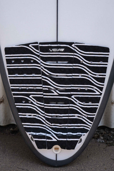 Explorer Waveform 3 Piece Round Tail Surf Traction Pad - VEIA Supplies