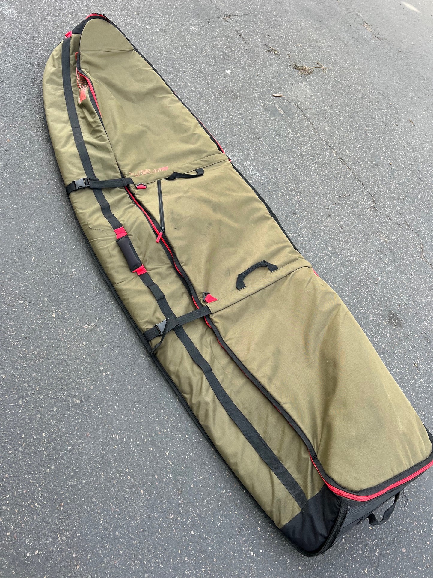 8'0" JJF Wheeled 4 Board Travel Bag [YARD SALE]