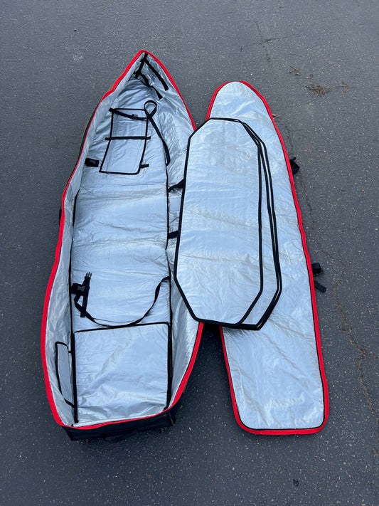 8'0" JJF Wheeled 4 Board Travel Bag [YARD SALE]